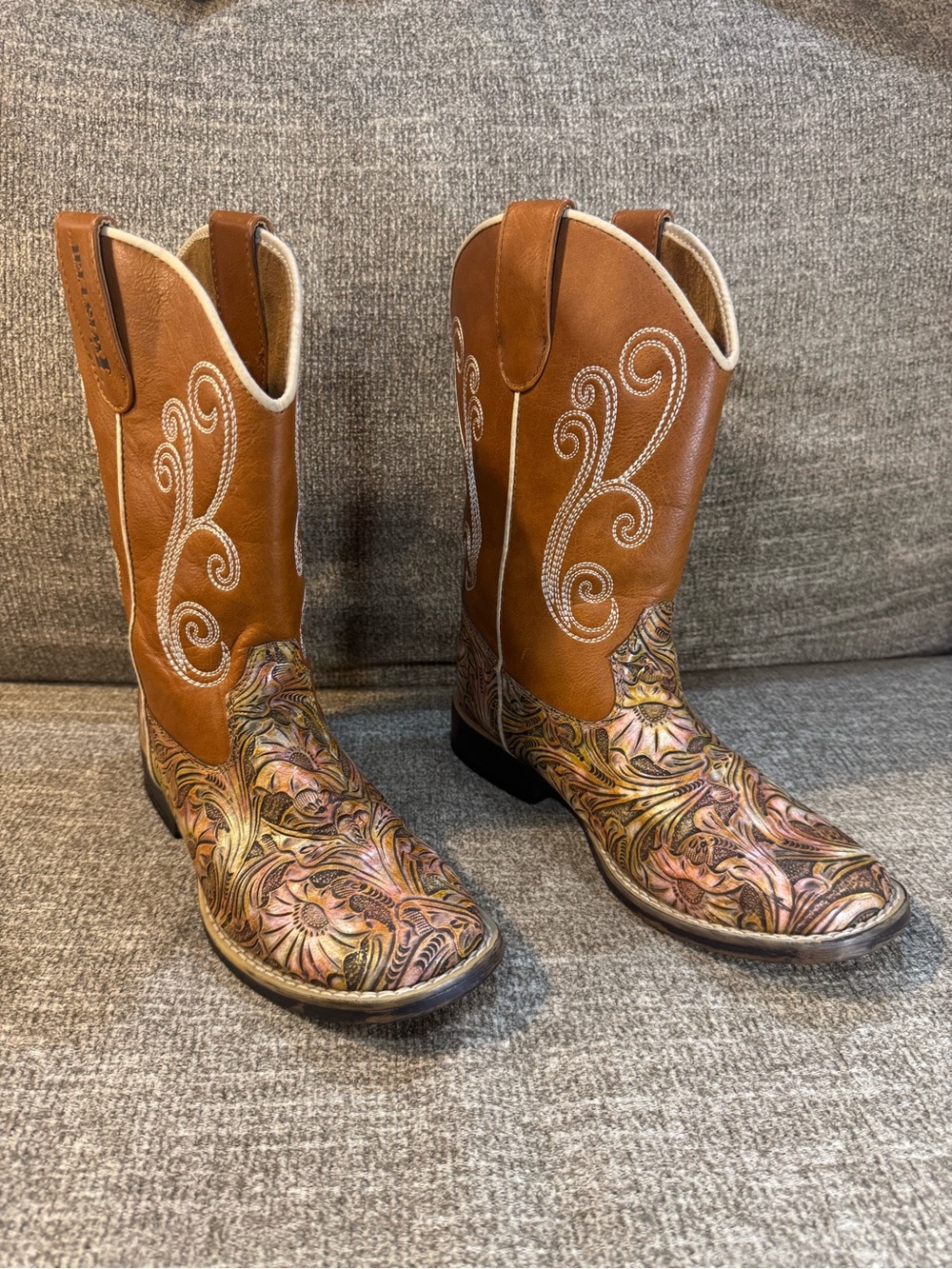 Twister Elizabeth Floral  Western Cowboy Boots 446001697 Size 3